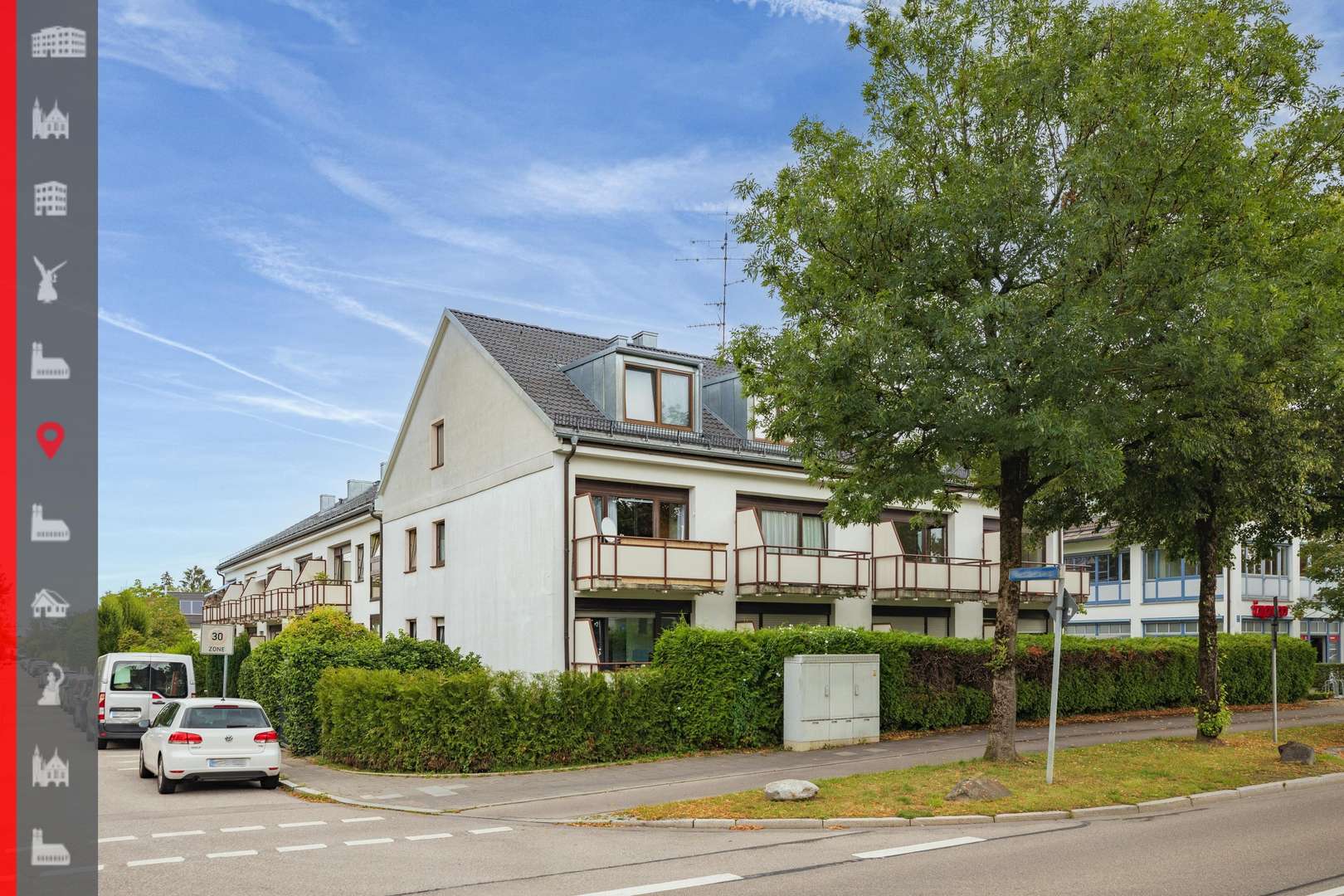 Hausansicht - Etagenwohnung in 81827 München mit 84m² kaufen