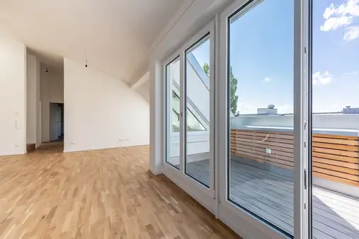 Exklusive Neubau Dachgeschosswohnung im Herzen von München