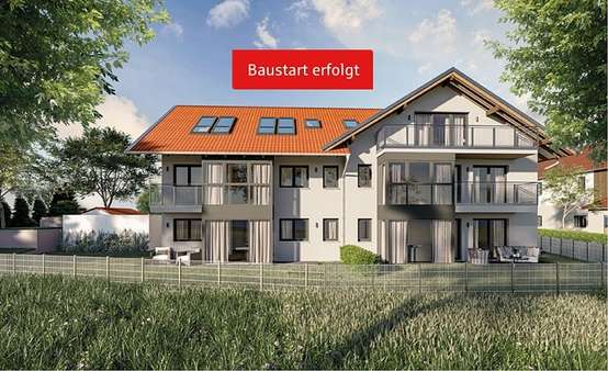 Außenansicht West - Etagenwohnung in 82054 Sauerlach mit 84m² kaufen