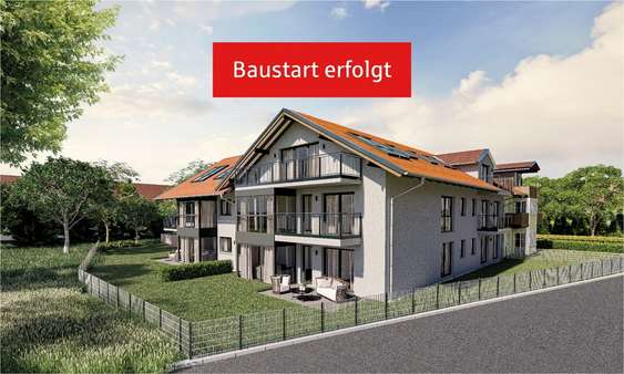 Aussenansicht Süd-West - Etagenwohnung in 82054 Sauerlach mit 84m² kaufen