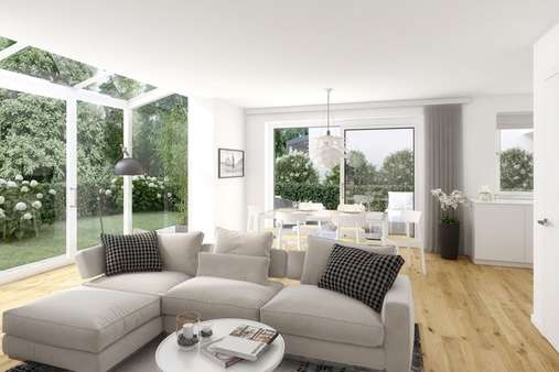 Wohnbereich Visualisierung - Einfamilienhaus in 81245 München mit 131m² kaufen