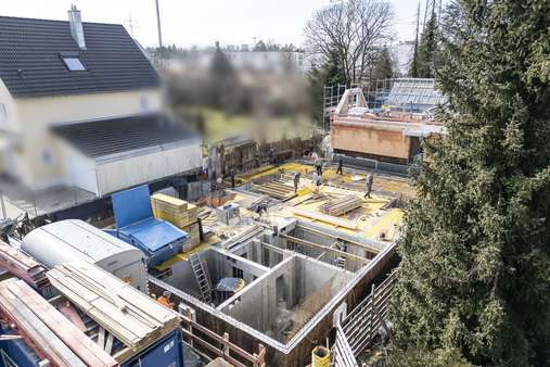 Aktueller Stand Baustelle März - Einfamilienhaus in 81245 München mit 134m² kaufen