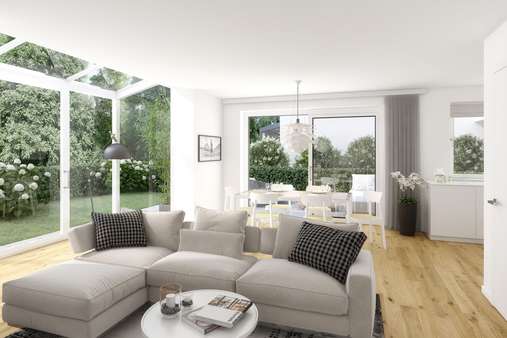 Wohnbereich Visualisierung - Einfamilienhaus in 81245 München mit 134m² kaufen