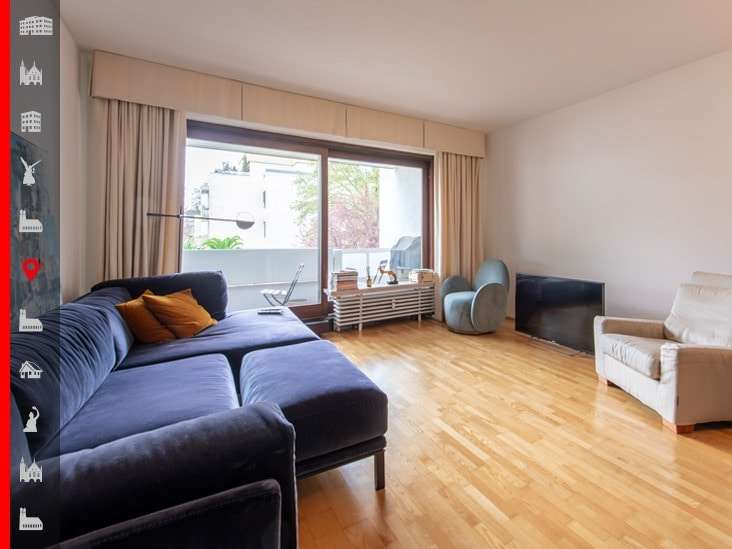 Wohnzimmer - Etagenwohnung in 82031 Grünwald mit 94m² kaufen