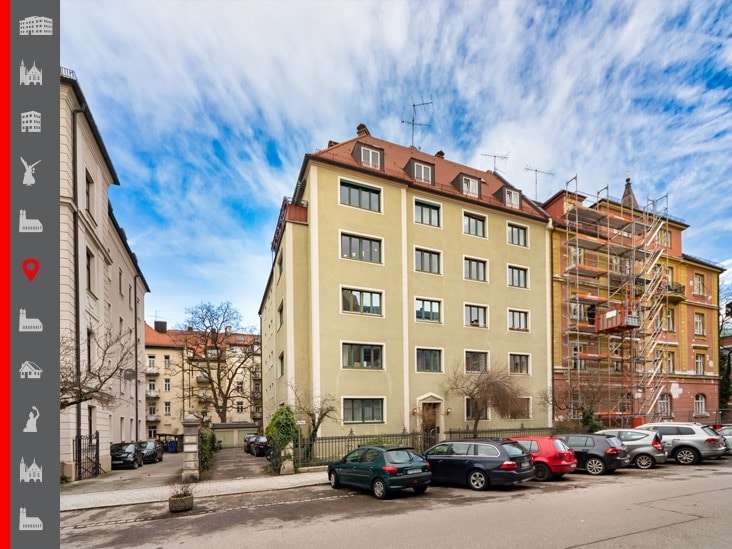 Hausansicht - Erdgeschosswohnung in 80801 München mit 86m² kaufen