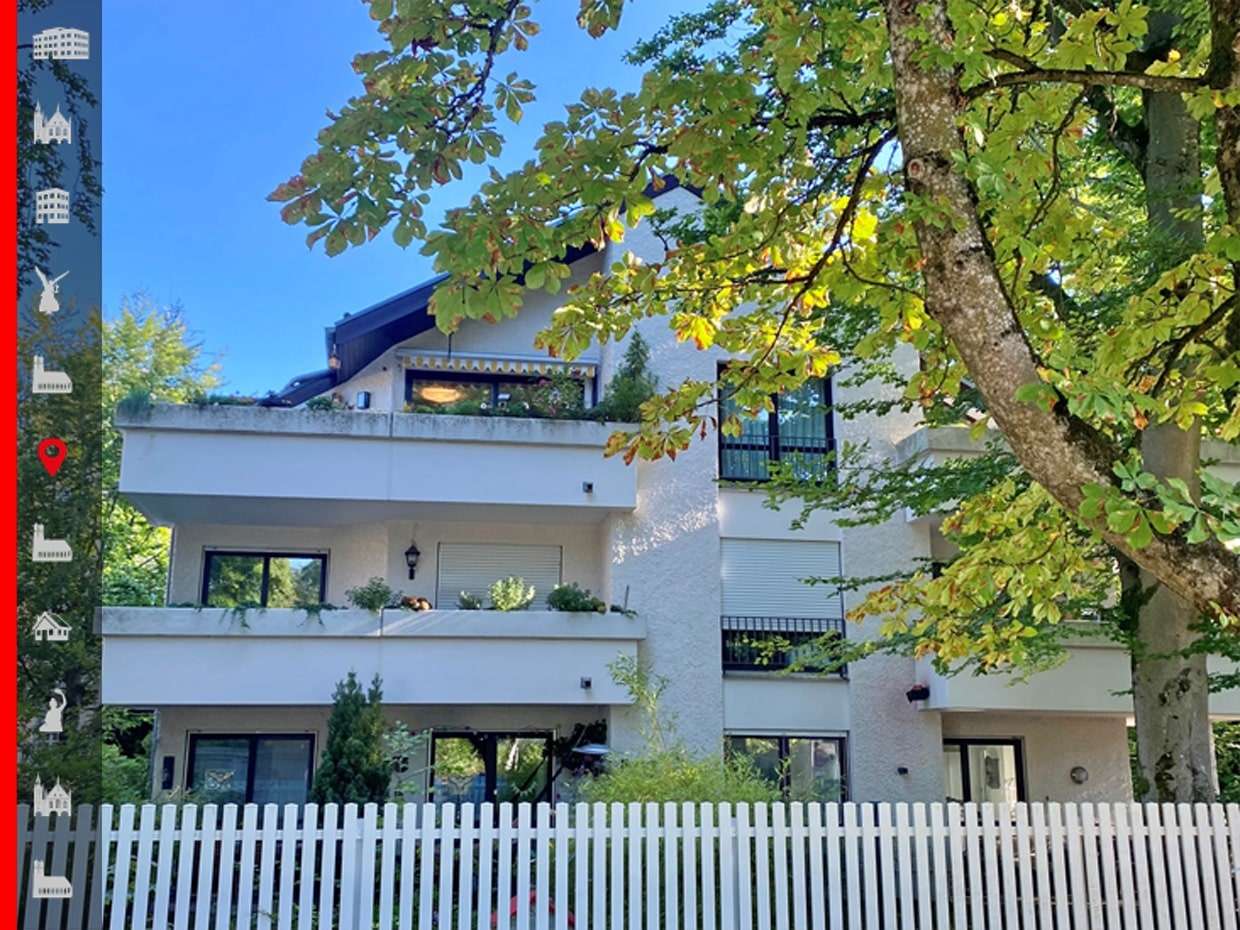 Ansicht Haus - Dachgeschosswohnung in 81479 München mit 77m² kaufen