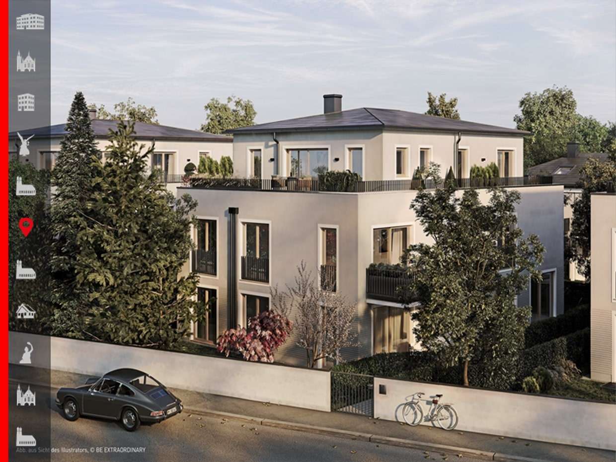 Hausansicht Illustration - Villa in 81827 München mit 177m² kaufen