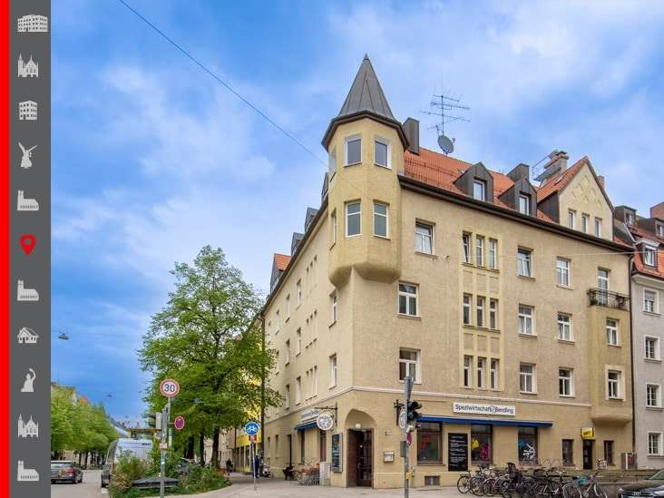Hausansicht - Etagenwohnung in 81371 München mit 99m² kaufen