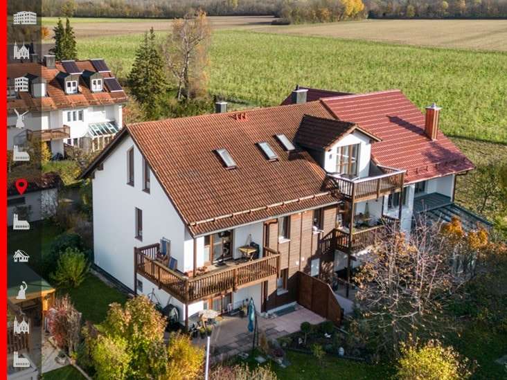 Außenansicht - Dachgeschosswohnung in 85386 Eching mit 74m² kaufen