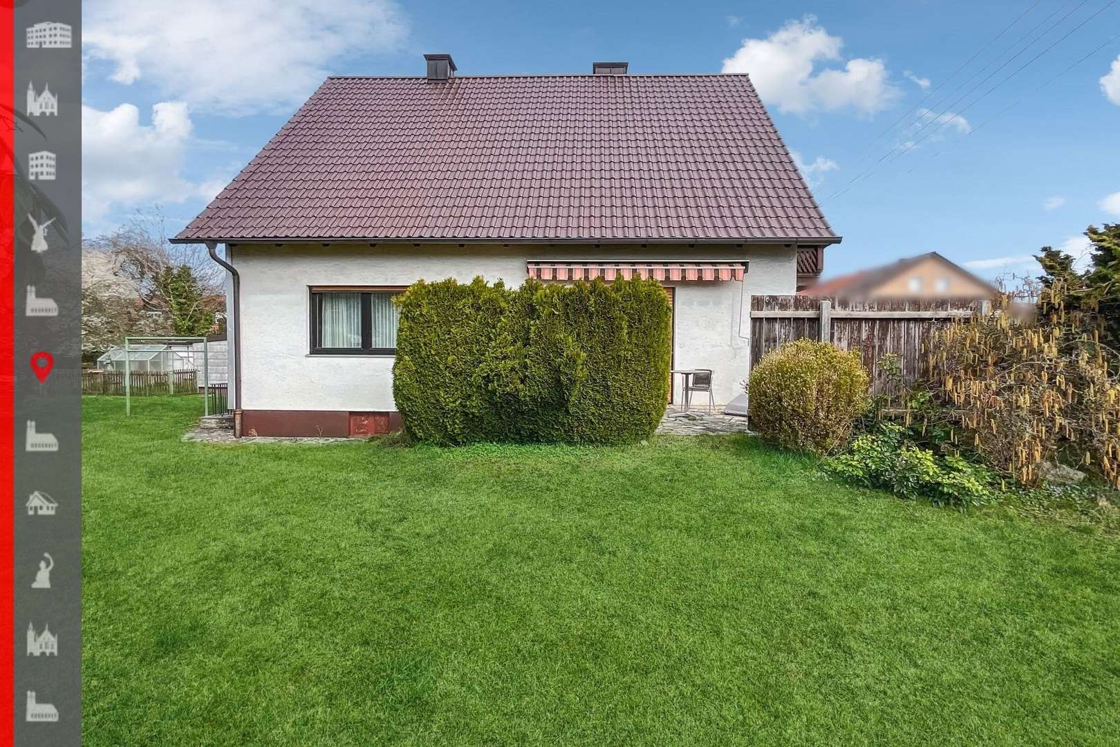 Südwest-Ansicht - Einfamilienhaus in 82140 Olching mit 120m² kaufen