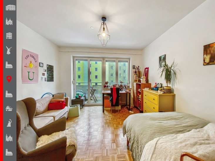 Schlafzimmer - Etagenwohnung in 81677 München mit 81m² kaufen