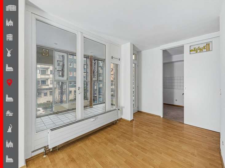 Wohnzimmer - Etagenwohnung in 81539 München mit 86m² kaufen