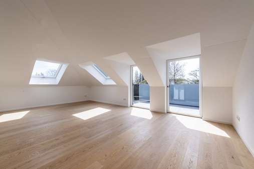 Wohnbereich - Dachgeschosswohnung in 82194 Gröbenzell mit 61m² kaufen