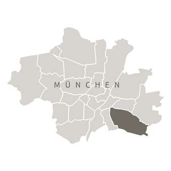 Lageplan - Etagenwohnung in 81737 München mit 41m² als Kapitalanlage kaufen