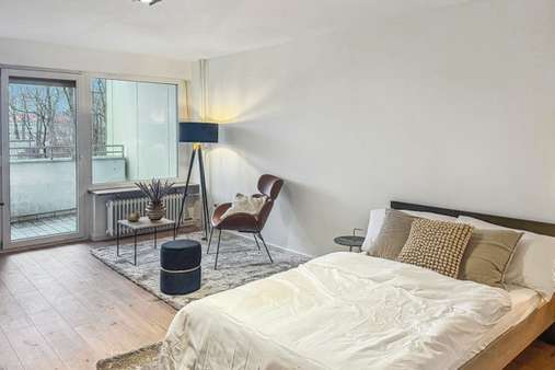 Innenansicht - Erdgeschosswohnung in 80995 München mit 43m² kaufen