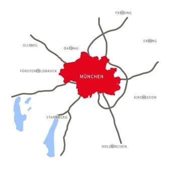 Lageplan - Grundstück in 82140 Olching mit 585m² kaufen