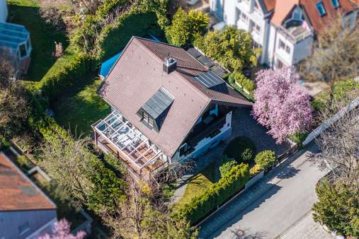 Luftaufnahme - Einfamilienhaus in 80805 München mit 146m² kaufen