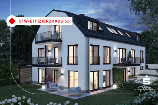 Objektansicht Visualisierung - Erdgeschosswohnung in 81827 München mit 103m² kaufen