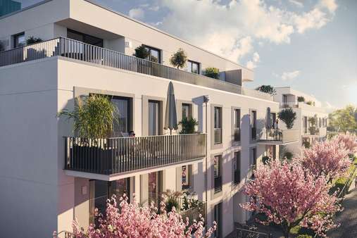 Hausansicht - Etagenwohnung in 81241 München mit 89m² kaufen