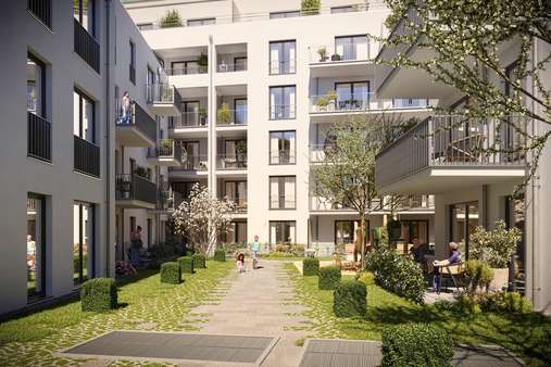 Hausansicht - Etagenwohnung in 81241 München mit 89m² kaufen