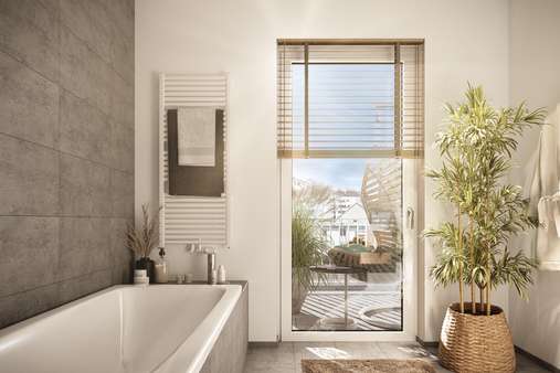 Badezimmer - Etagenwohnung in 81241 München mit 89m² kaufen