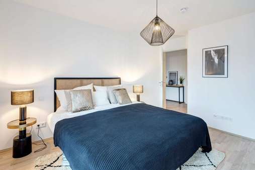 Schlafzimmer - Etagenwohnung in 80634 München mit 76m² kaufen