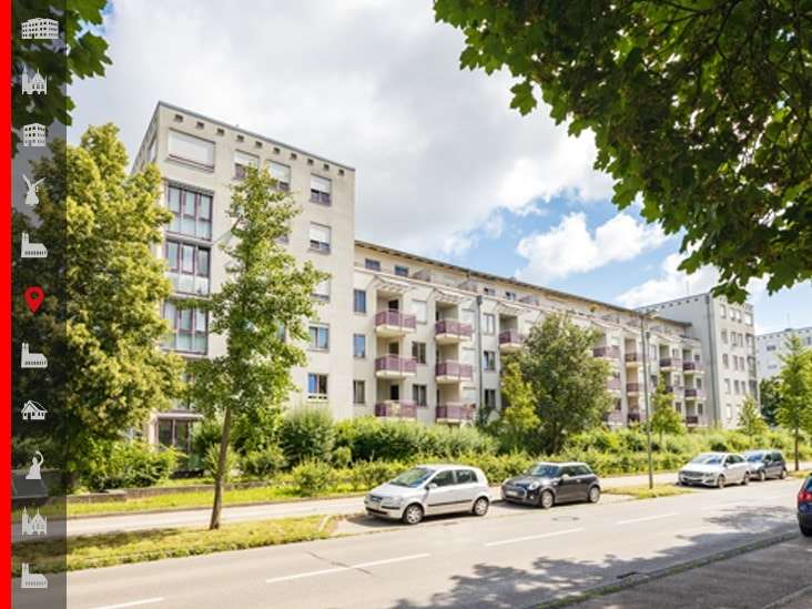 Hausansicht - Etagenwohnung in 86179 Augsburg mit 58m² kaufen