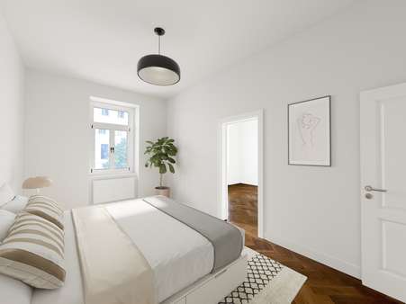 Gemütliches  Schlafzimmer - Etagenwohnung in 81541 München mit 170m² kaufen