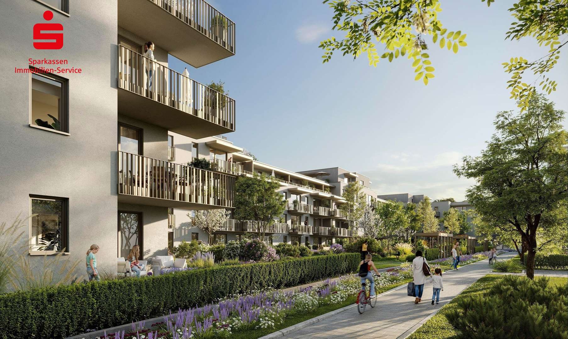 Visualisierung Hausansicht Visualisierung Hausansicht - Erdgeschosswohnung in 85386 Eching mit 43m² kaufen