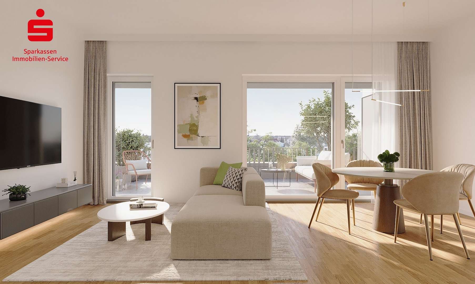 Visualisierung Innenansicht Visualisierung Innenansicht - Etagenwohnung in 85386 Eching mit 73m² kaufen