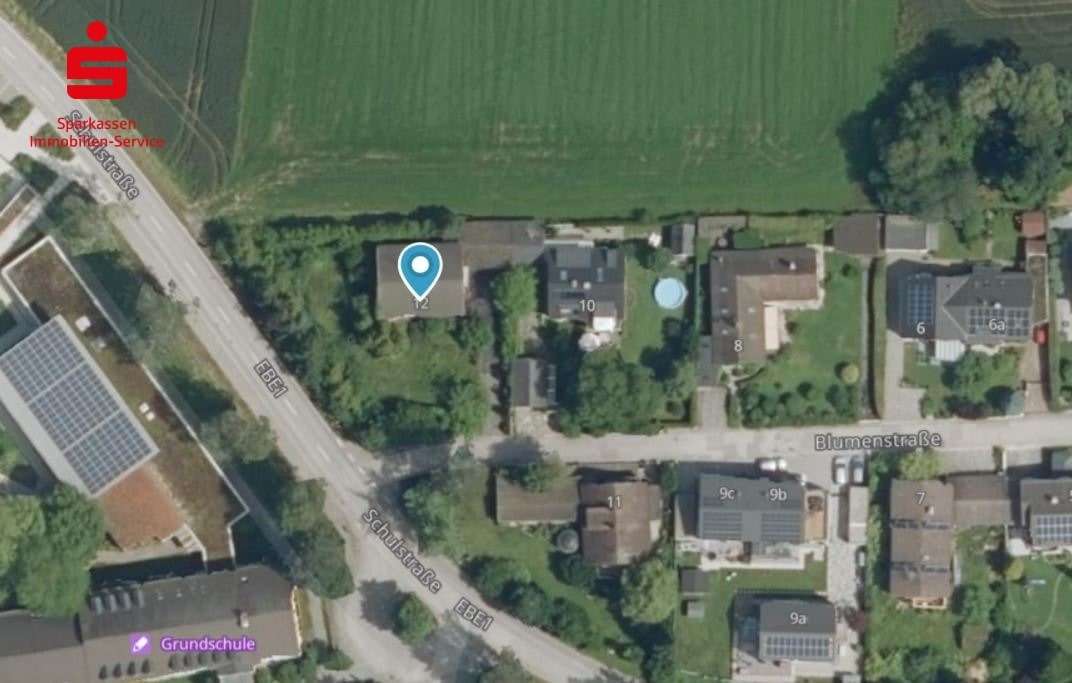 Aktuelle Ansicht von oben Aktuelle Ansicht von oben - Grundstück in 85646 Anzing mit 1199m² kaufen