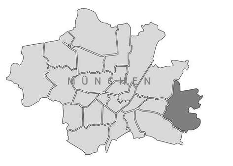 Lageplan - Erdgeschosswohnung in 81827 München mit 109m² kaufen