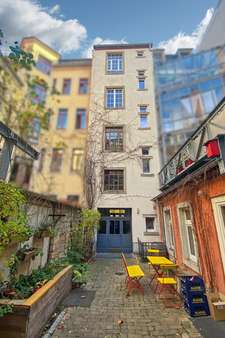 Rückansicht Vordergebäude - Mehrfamilienhaus in 01099 Dresden mit 792m² als Kapitalanlage kaufen