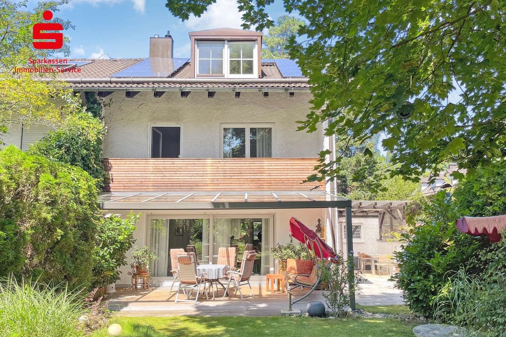 Hausansicht Hausansicht - Reiheneckhaus in 81827 München mit 205m² kaufen