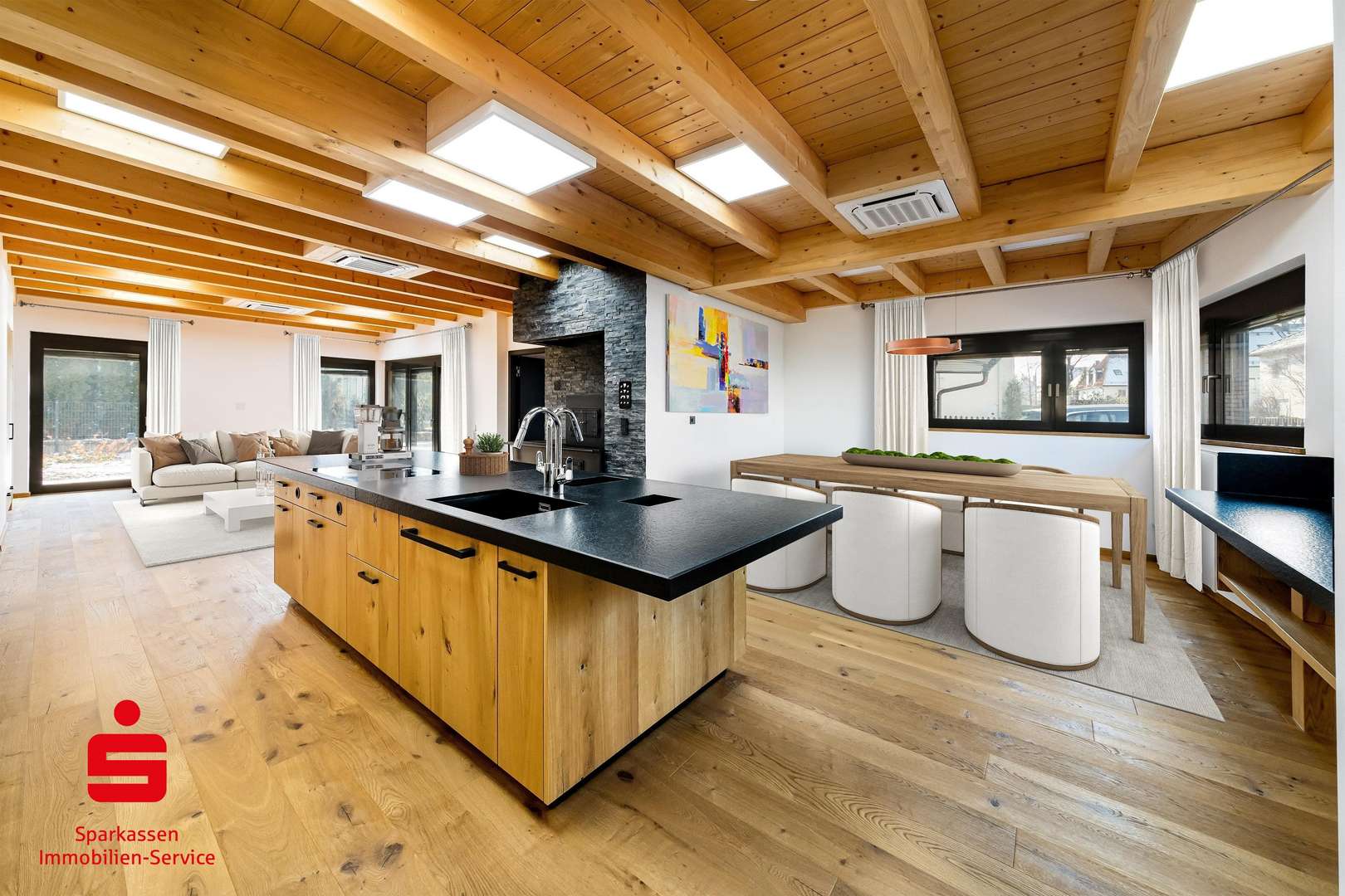 Offener Wohn- & Küchenbereich - Einfamilienhaus in 80686 München mit 147m² kaufen