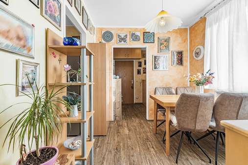 Blick in die Essdiele - Etagenwohnung in 81739 München mit 41m² kaufen