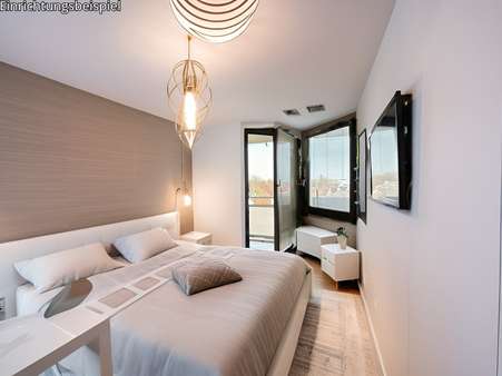 Schlafzimmer Schlafzimmer - Etagenwohnung in 85716 Unterschleißheim mit 48m² kaufen