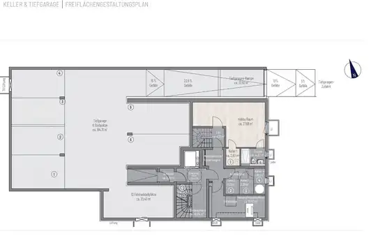 Neubau: Wunderschöne 3,5-Zimmer-Erdgeschosswohnung mit Souterrain und traumhaften, sonnigem Garten 