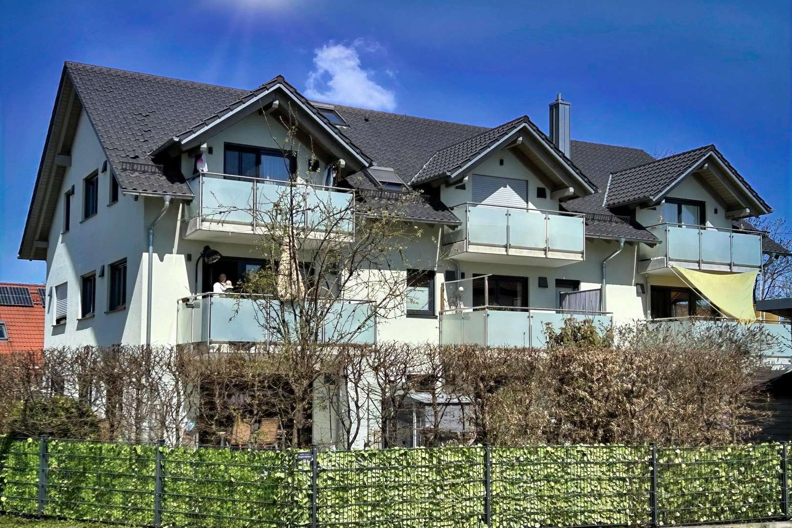 Rückseite - Etagenwohnung in 85609 Aschheim mit 56m² kaufen