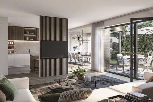 Wohnzimmer - Mehrfamilienhaus in 81247 München mit 499m² kaufen