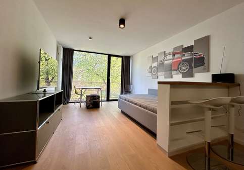 Blick in das Appartment - Etagenwohnung in 80805 München mit 29m² kaufen