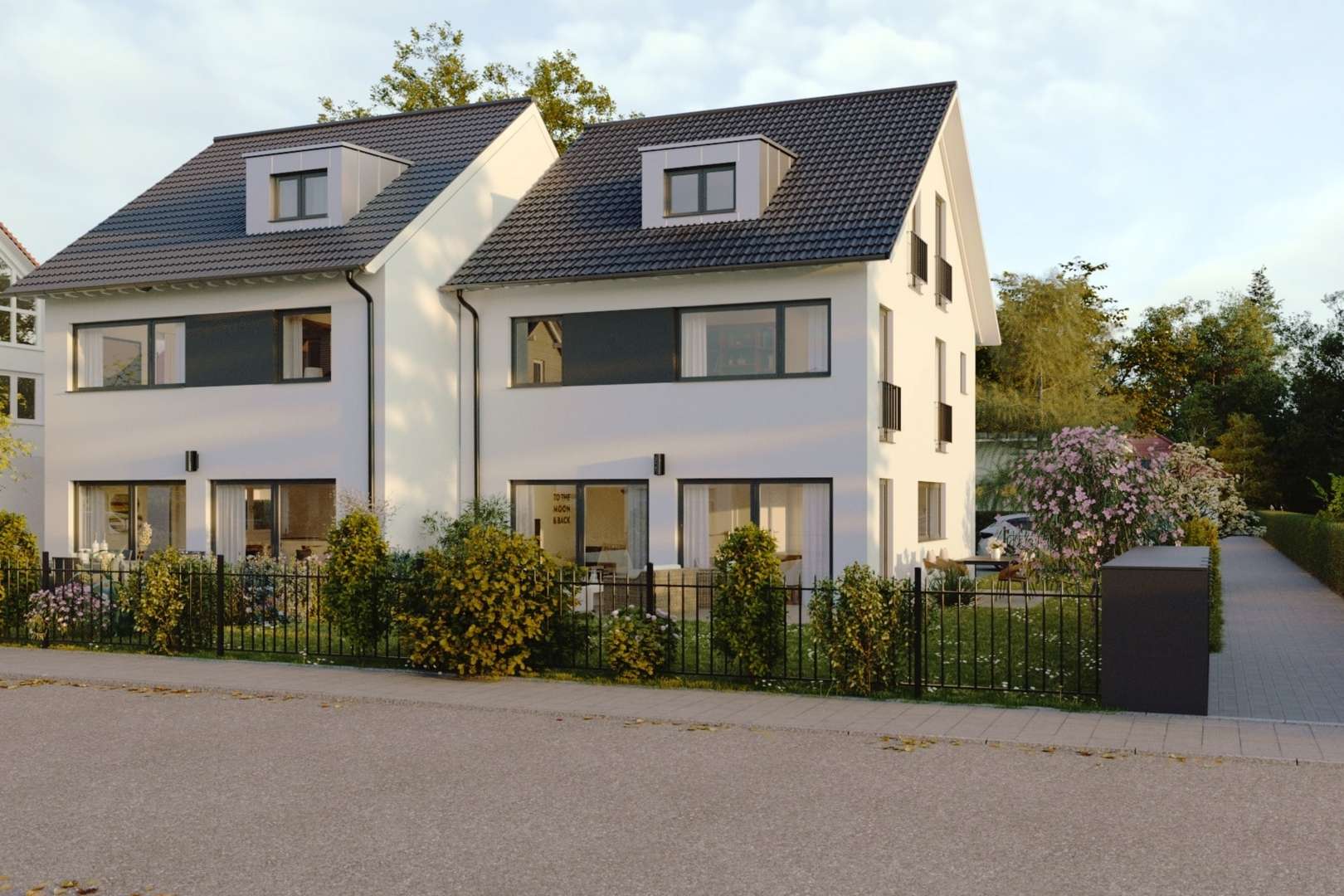 Südostansicht Südostansicht - Doppelhaushälfte in 85540 Haar mit 157m² kaufen