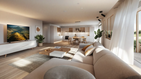 Wohnzimmer Wohnzimmer - Erdgeschosswohnung in 85757 Karlsfeld mit 84m² mieten