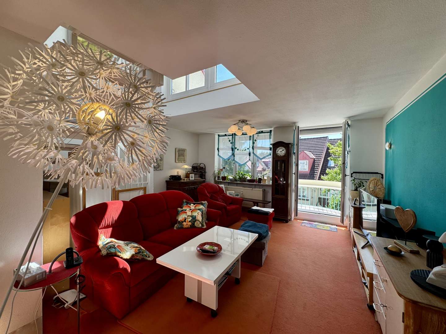 Wohnzimmer Wohnzimmer - Etagenwohnung in 85551 Kirchheim mit 82m² kaufen