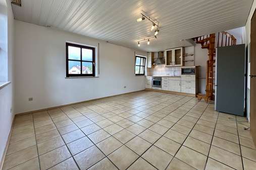 Wohnzimmer Maisonette Wohnzimmer Maisonette - Maisonette-Wohnung in 85391 Allershausen mit 117m² kaufen