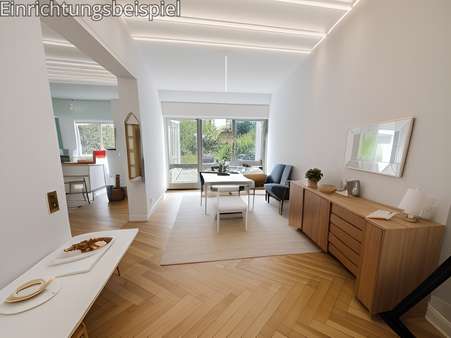 Einrichtungsbeispiel Essbereich - Bungalow in 82131 Gauting mit 132m² kaufen