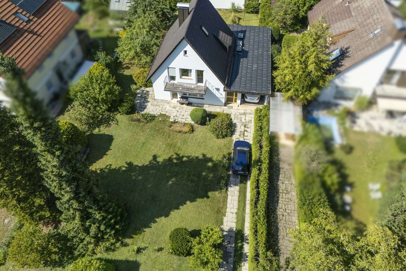 Vogelperspektive Vogelperspektive - Grundstück in 85579 Neubiberg mit 877m² kaufen