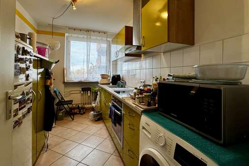 Küche mit Waschmaschinenanschluss Küche mit Waschmaschinenanschluss - Etagenwohnung in 85540 Haar mit 61m² kaufen
