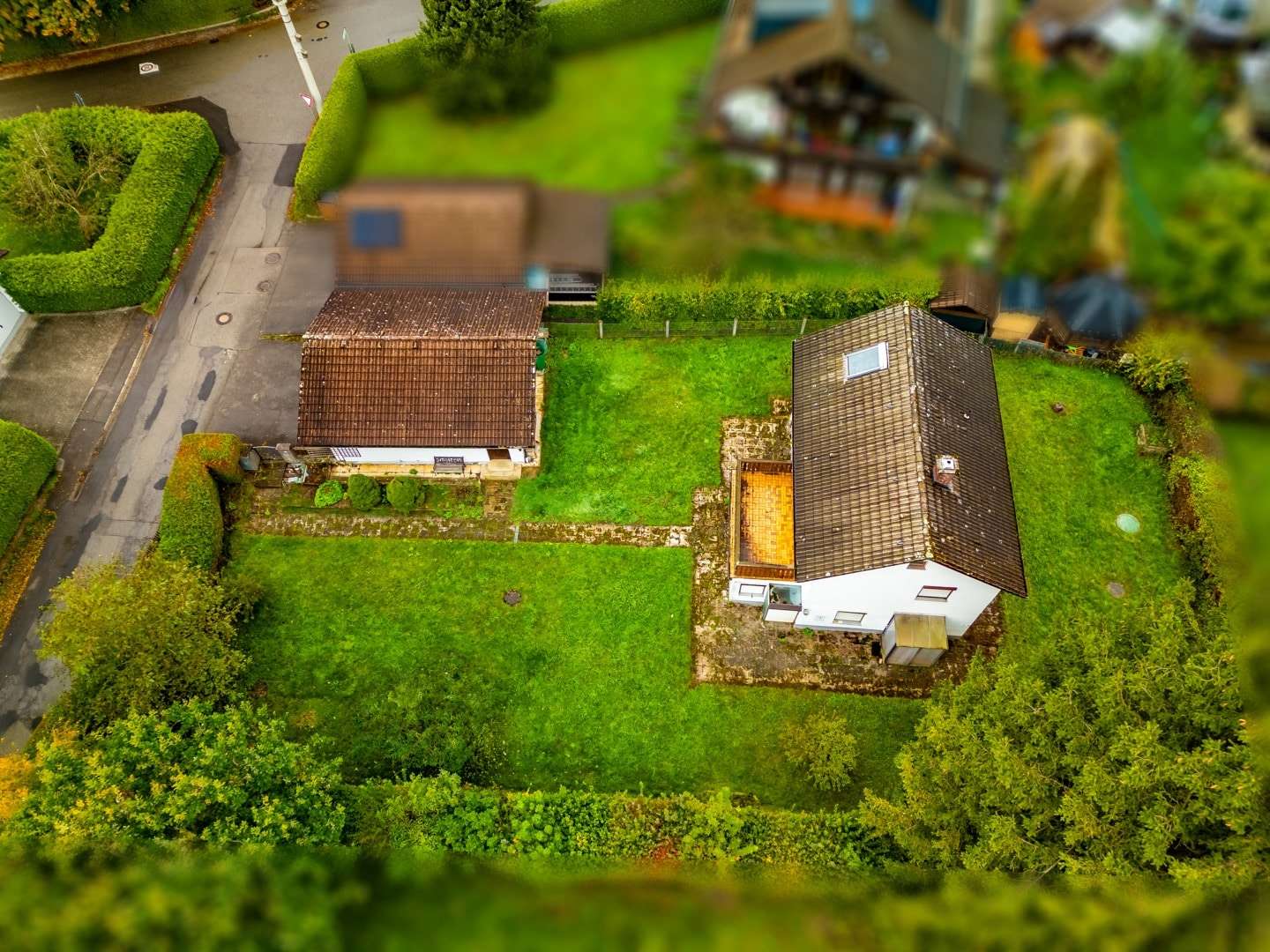 Ansicht von oben Ansicht von oben - Grundstück in 82319 Starnberg mit 875m² kaufen