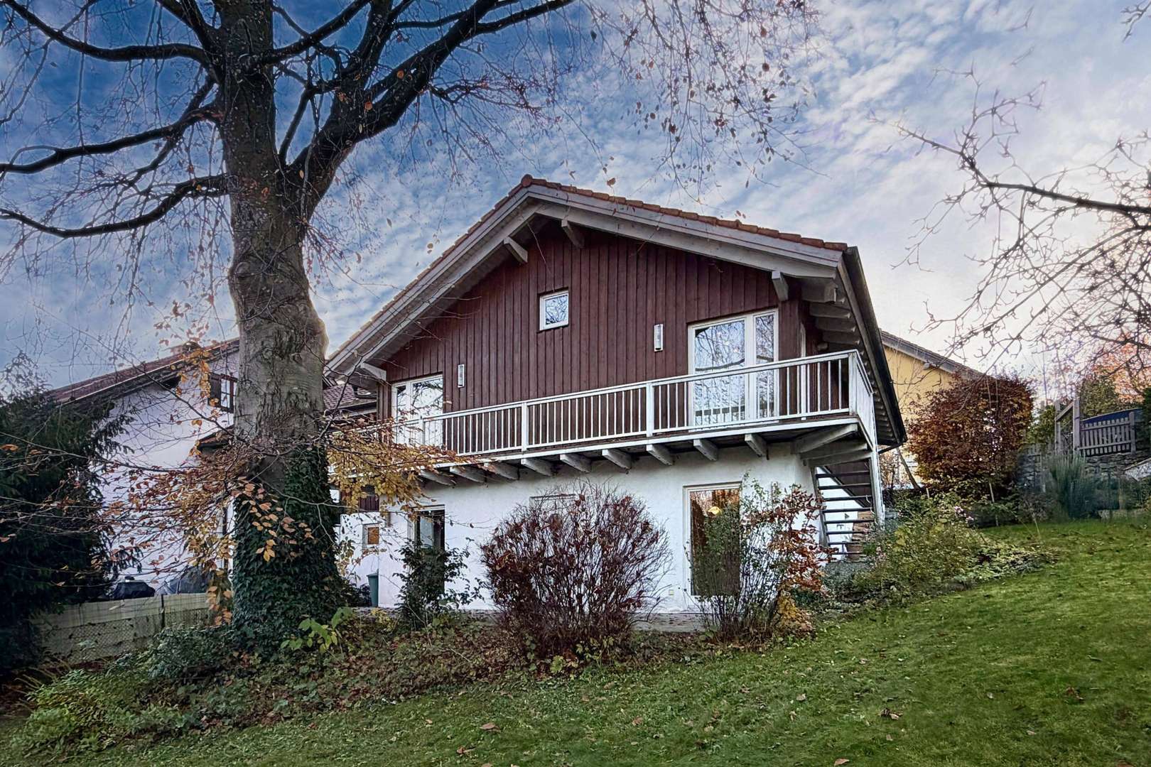 Ansicht vom Garten aus Ansicht vom Garten aus - Einfamilienhaus in 85560 Ebersberg mit 140m² kaufen